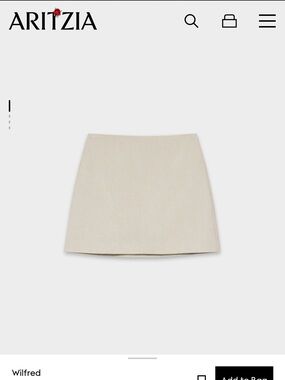 Wilfred classic mini skirt powerlinen
